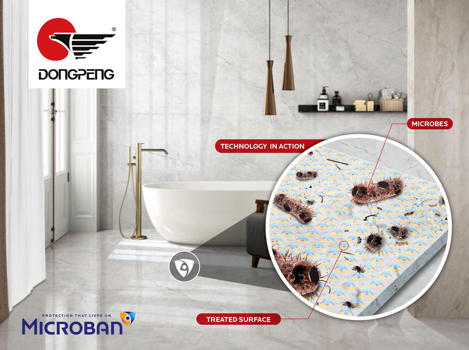 Dongpeng Treated Ceramic Tile Visual